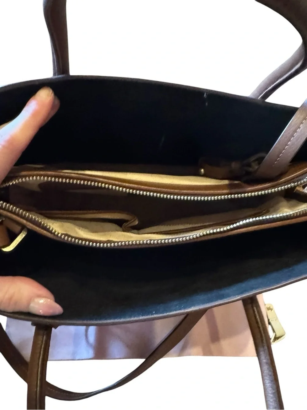 RADLEY LONDON Brown leather liverpool street medium satchel